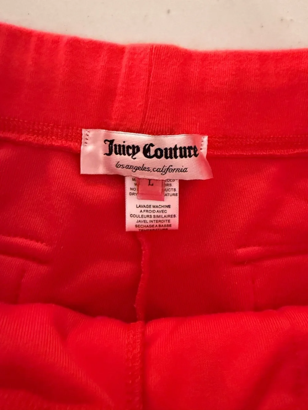 Juicy Couture Rhinestone Tracksuit Women's Large Red - Picture 7 of 13